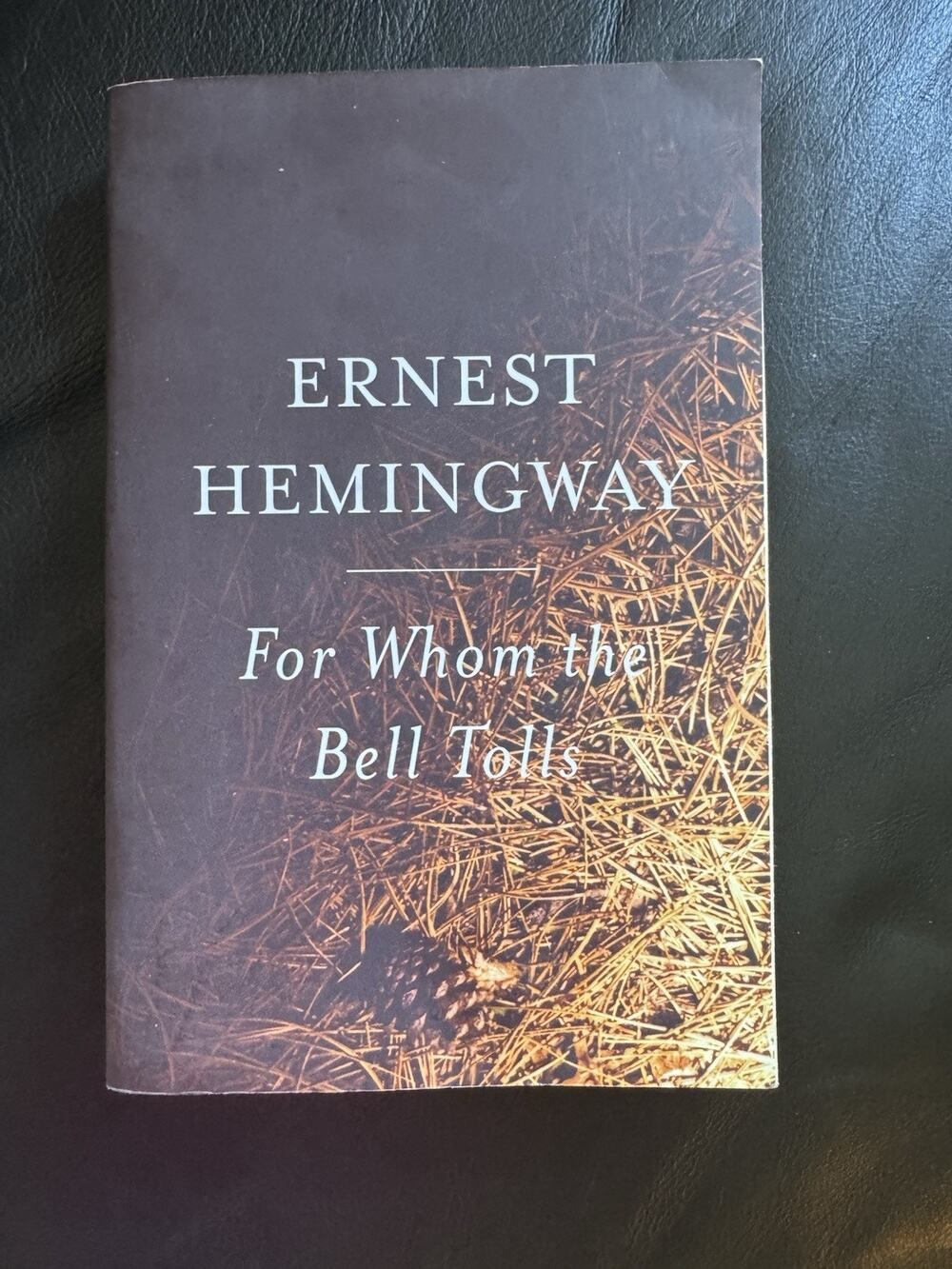 Ernest Hemingway Book For Whom the Bell Tolls Paperback 9780684803357 Classic